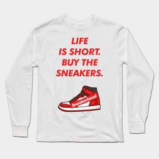 Hypebeast Red Sneaker Long Sleeve T-Shirt